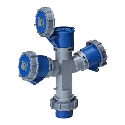 Enchufe industrial múltiple